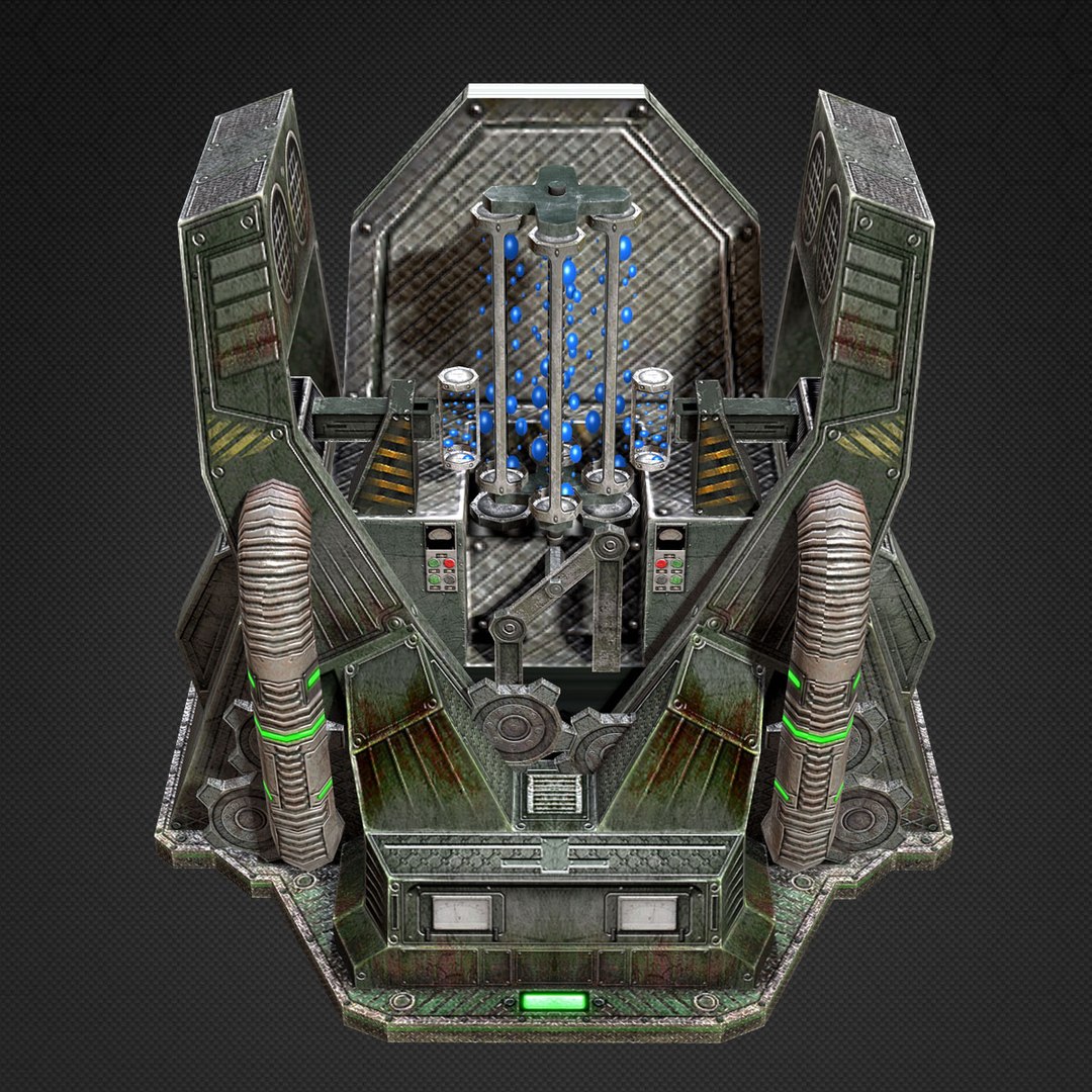 3d max low-poly craft machine