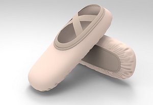 Ballet Shoes 3D model