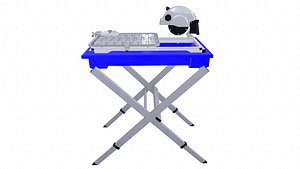 RIDGID Wet Tile Saw Machine 3D model