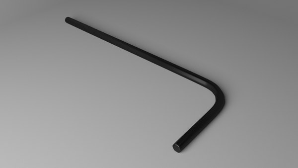 3D hex key 8 mm - TurboSquid 1591379