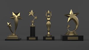 Trophy Cups 3D