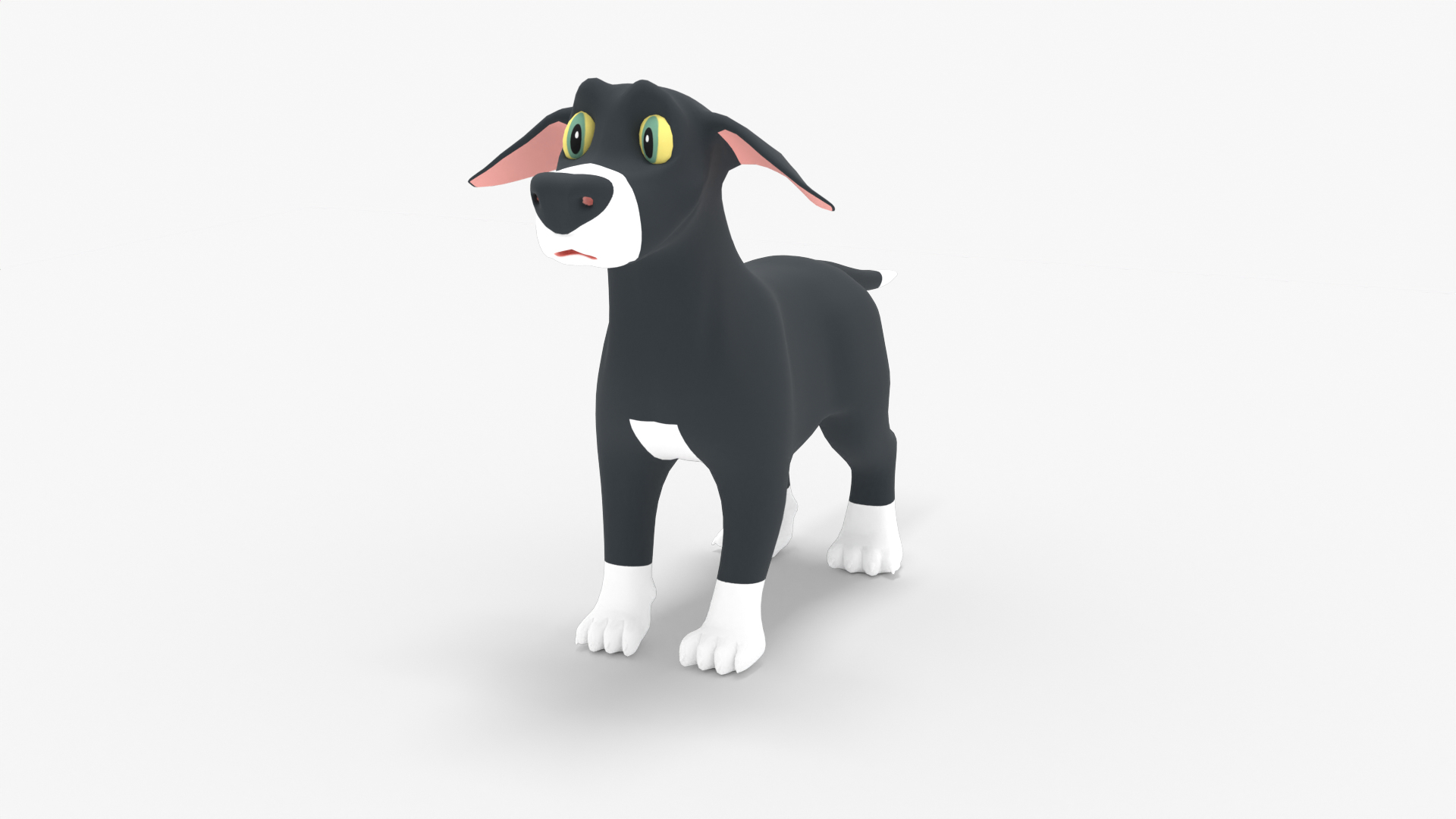 Cartoon Puppy 3D Model - TurboSquid 2220037