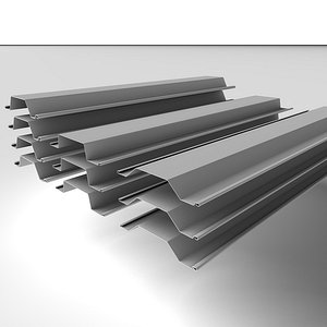 cinema4d steel piles metal