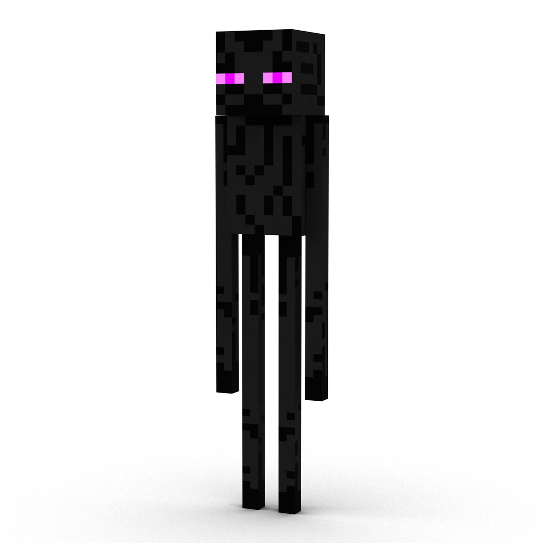 Minecraft Enderman Rigged 3D - TurboSquid 1538829