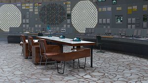 Chernobyl control room Unit 4 model