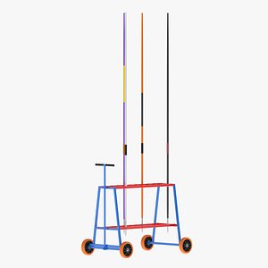 3D Athletics Javelin Trolley