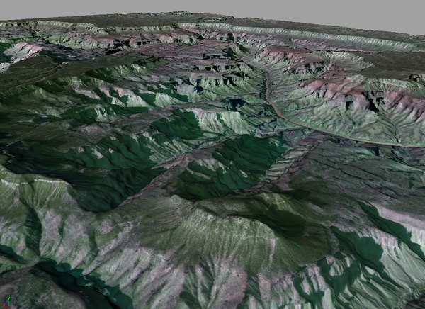 3d realistic grand canyon