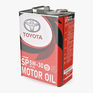Toyota Motor Oil Metal Can