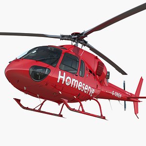 国产直升机欧洲直升机3D模型