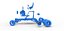 Diecast Wasserpumpe der alten Schule Sandbuggy Maßstab 1 bis 25