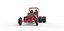 Diecast Wasserpumpe der alten Schule Sandbuggy Maßstab 1 bis 25