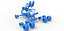 Diecast Wasserpumpe der alten Schule Sandbuggy Maßstab 1 bis 25