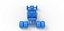 Diecast Wasserpumpe der alten Schule Sandbuggy Maßstab 1 bis 25