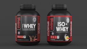 3D Protein Powder model