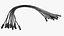 Jumper Wires Bended Black
