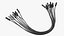 Jumper Wires Bended Black
