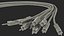 Jumper Wires Bended Black