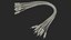 Jumper Wires Bended Black