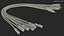 Jumper Wires Bended Black
