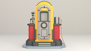 3D model propsceneCharging station