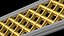 Modèle 3D moderne de grille d'aération décorative pour la visualisation intérieure279