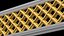 Modèle 3D moderne de grille d'aération décorative pour la visualisation intérieure279