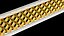 Modèle 3D moderne de grille d'aération décorative pour la visualisation intérieure279