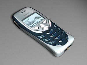 nokia 8310 cell phone 3d 3ds