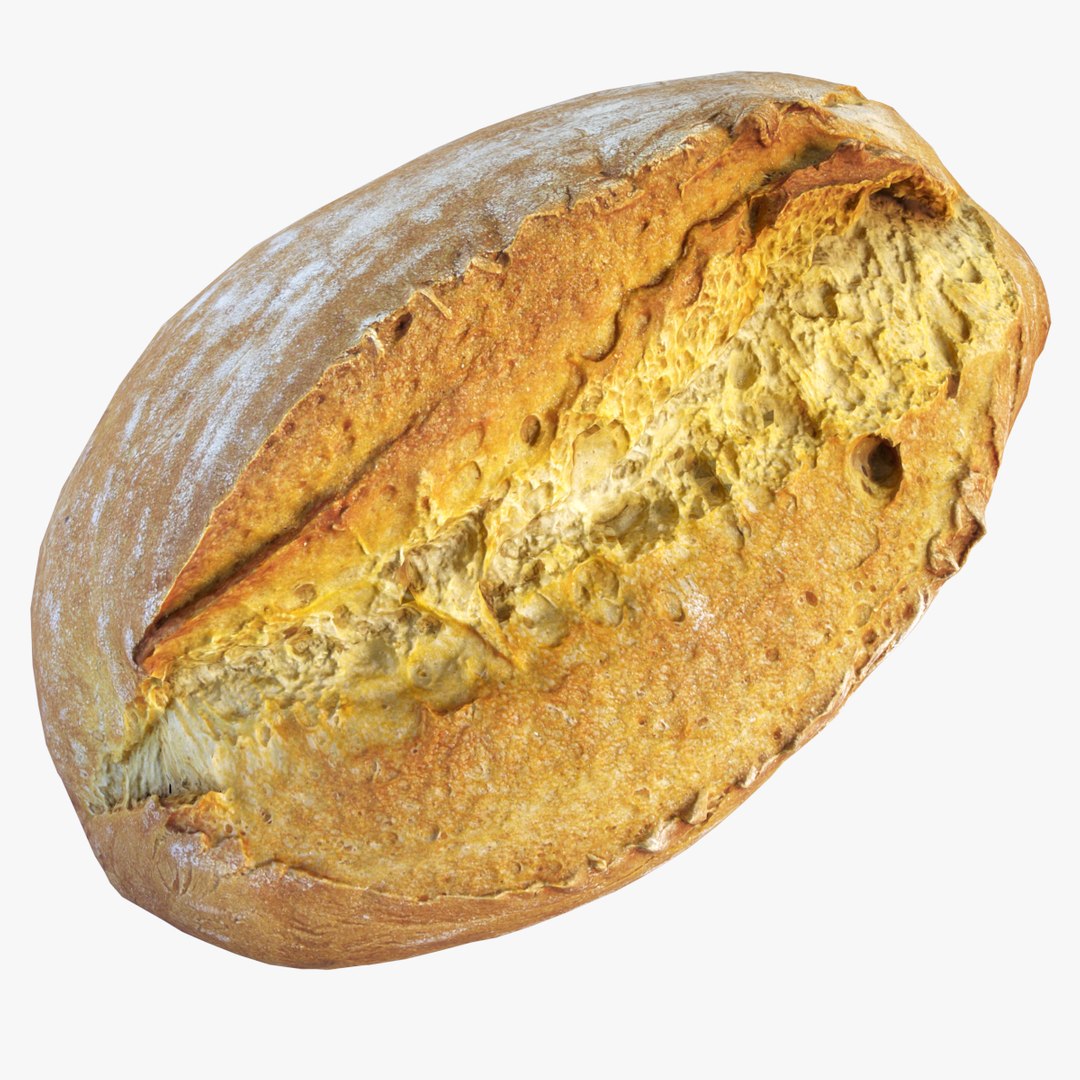 Realistic Bread 3d Model