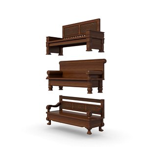 Modular Wooden Chair Balinese Furniture Kit
