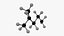 Molécule d'isohexane