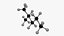 Molécule d'isohexane
