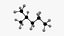 Molécule d'isohexane