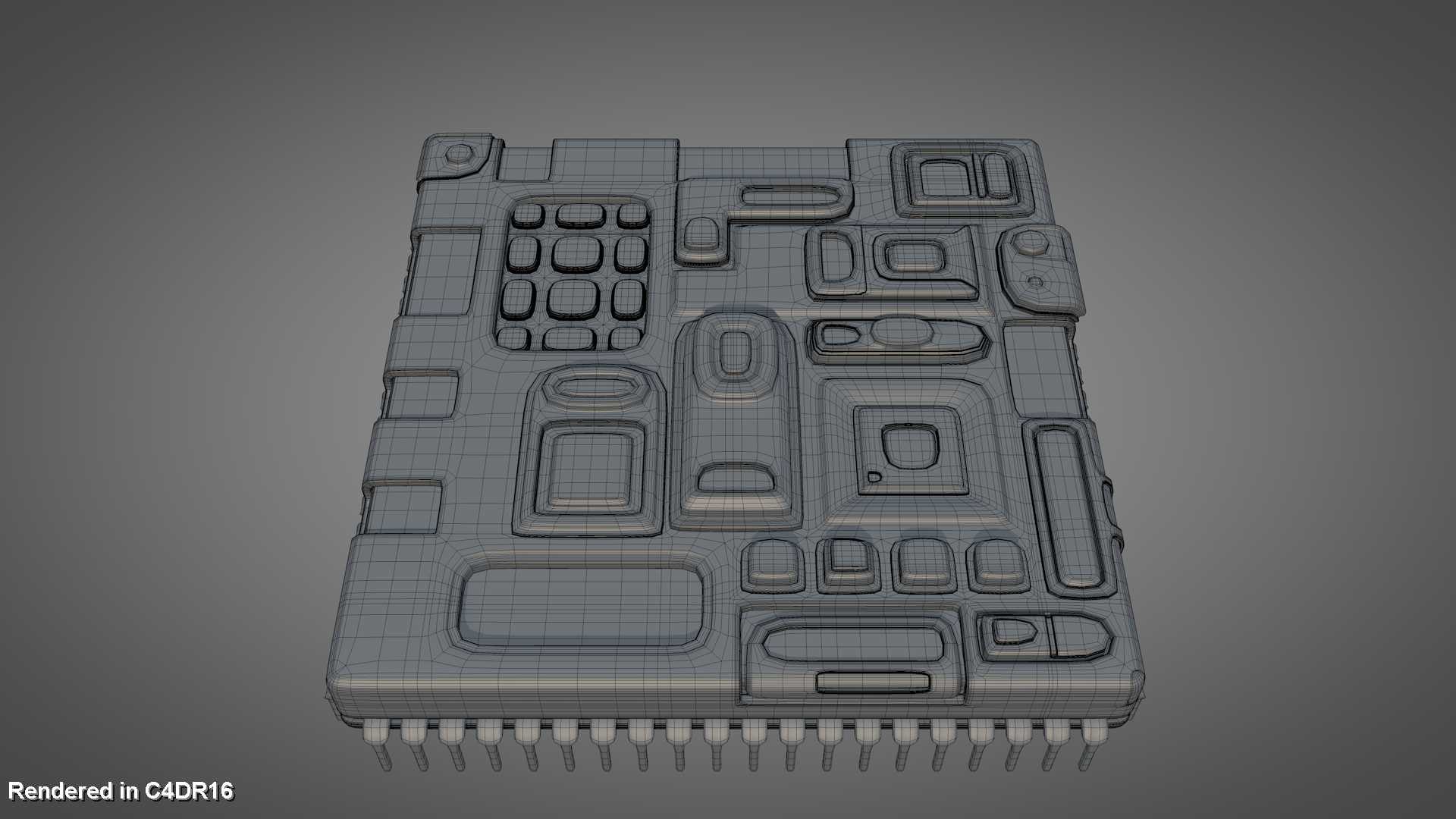 CPU Computer Processor Chip Model - TurboSquid 1873169