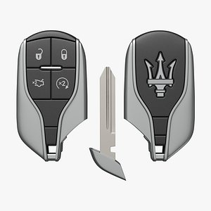 Smart key Maserati 3D