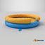 Soft Padded Play Bouncer Yellow Blue