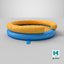 Soft Padded Play Bouncer Yellow Blue