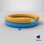 Soft Padded Play Bouncer Yellow Blue