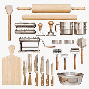 A set of little things for the kitchen 3D model