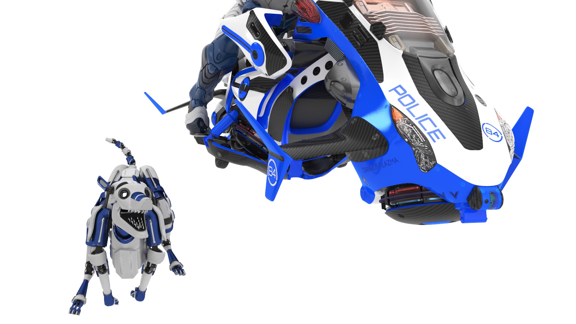 3D model Sci Fi Police Pilot on Hoverbike with Robot Dog https://p.turbosquid.com/ts-thumb/Vn/EIvc5m/a5/scifipolicepilotonhoverbikewithrobotdog3dmodel008/jpg/1723928987/1920x1080/fit_q87/dac1f31c86f1c6a538965315fe0a621bf8120c31/scifipolicepilotonhoverbikewithrobotdog3dmodel008.jpg