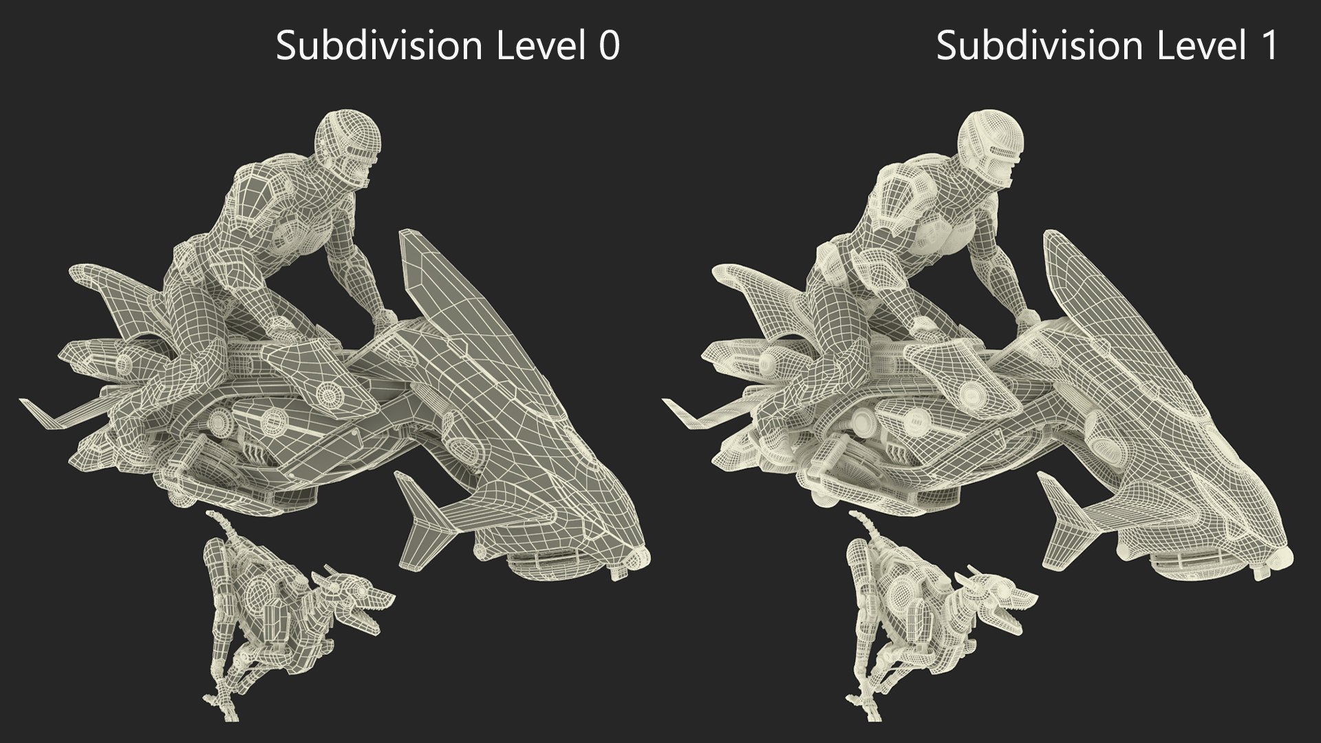 3D model Sci Fi Police Pilot on Hoverbike with Robot Dog https://p.turbosquid.com/ts-thumb/Vn/EIvc5m/fO/scifipolicepilotonhoverbikewithrobotdog3dmodel015/jpg/1723929010/1920x1080/fit_q87/331a4590a5ba68aeab08800108a0942be752bf54/scifipolicepilotonhoverbikewithrobotdog3dmodel015.jpg
