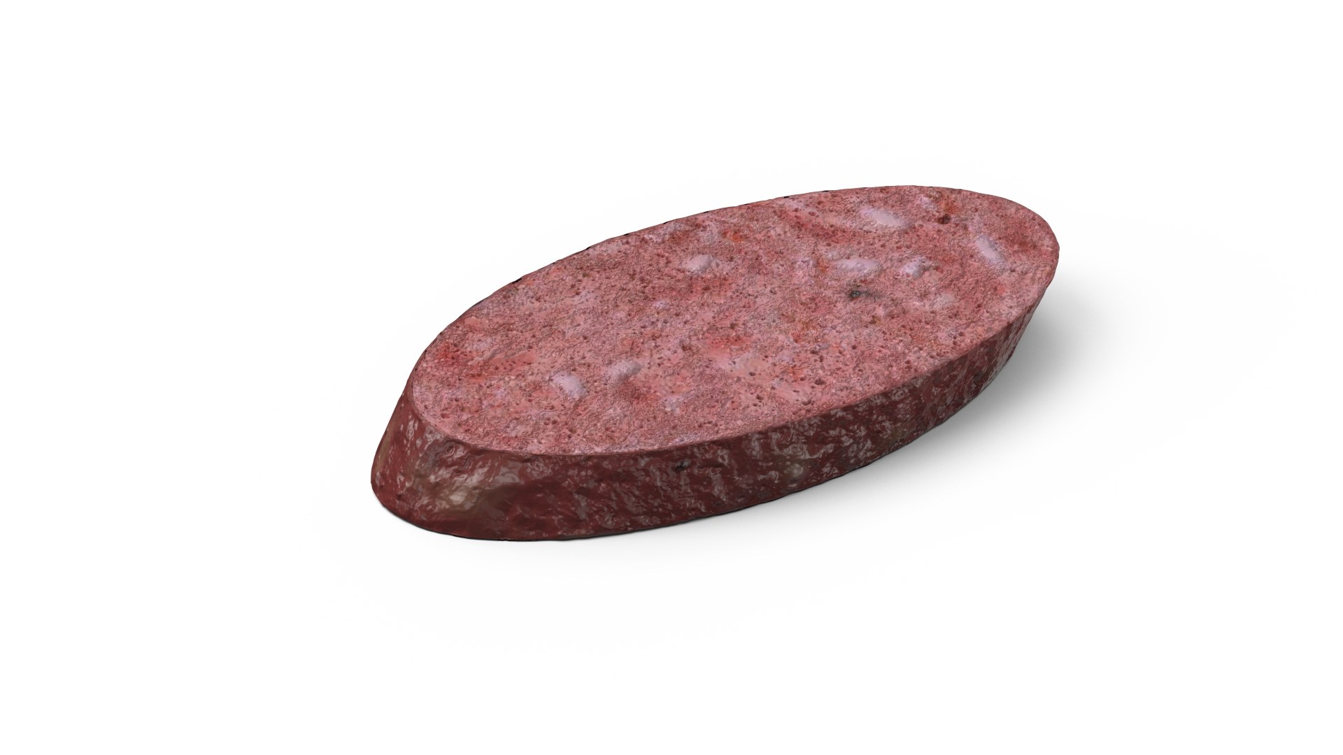 Slice Smoked Sausage 3D model preview