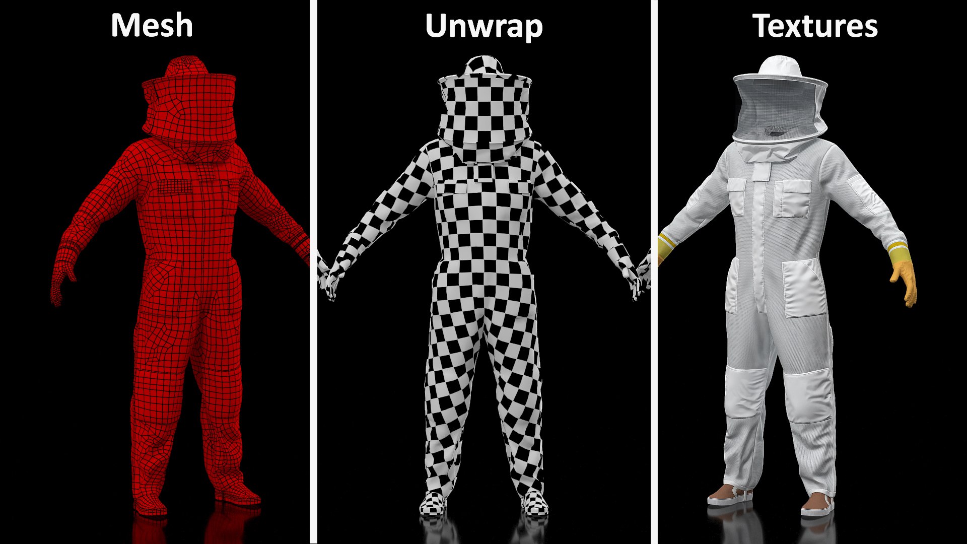 3D body bee protection suit https://p.turbosquid.com/ts-thumb/Vn/Gkg4AR/ujoYGDQY/fullbodybeeprotectionsuit3dsmodel017/jpg/1605164493/1920x1080/fit_q87/6dc01d9bd8b45c30f86537aa7c30031c34512746/fullbodybeeprotectionsuit3dsmodel017.jpg