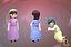 Stylized NPC - OldYoung Peasants Pack