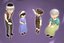 Stylized NPC - OldYoung Peasants Pack