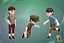 Stylized NPC - OldYoung Peasants Pack