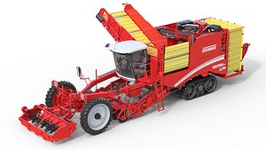3D Grimme Varitron Potato Harvester