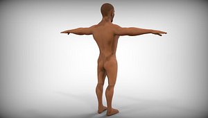 human male 3d max