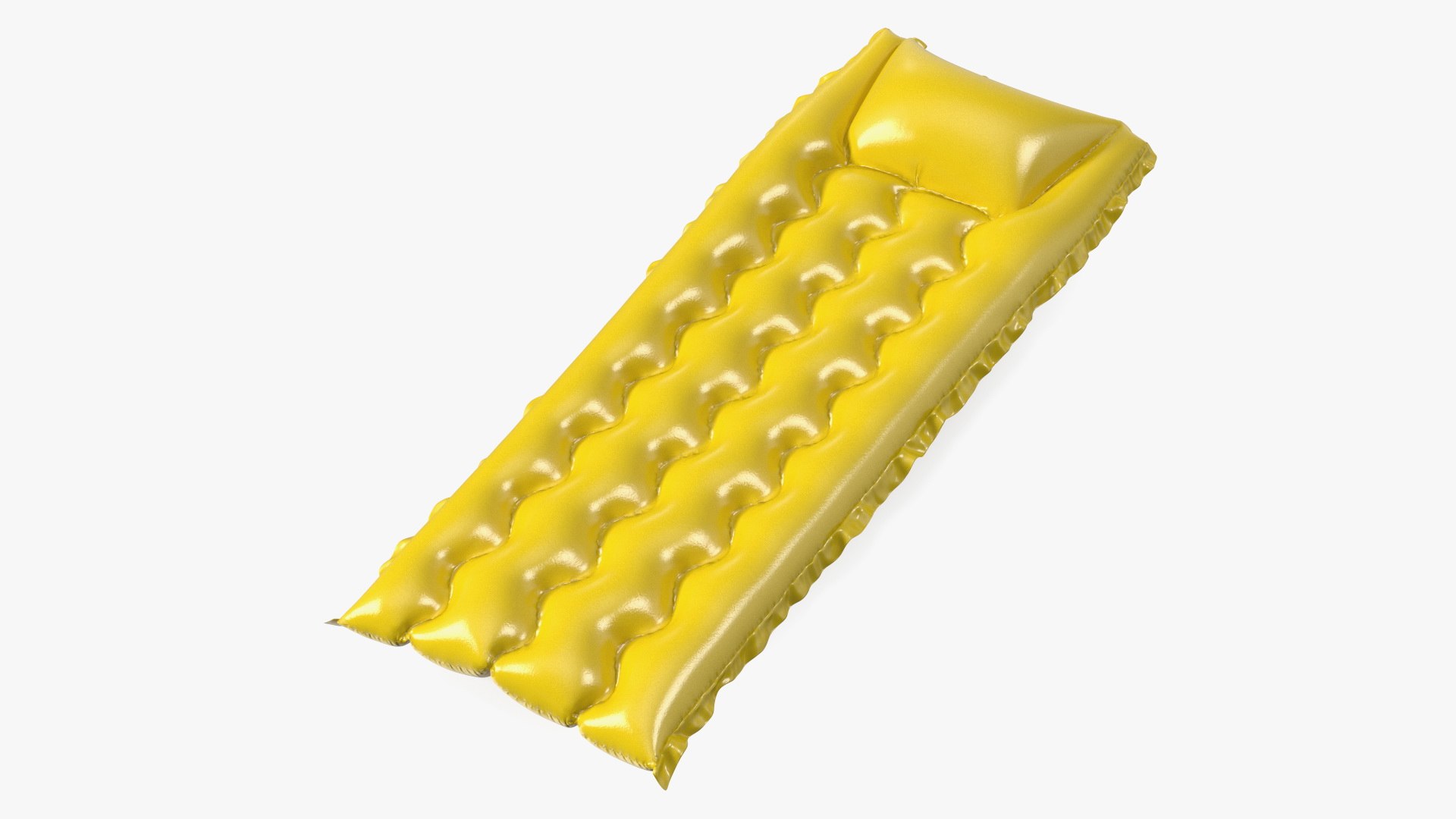 Inflatable Beach Air Mattress 3D model preview
