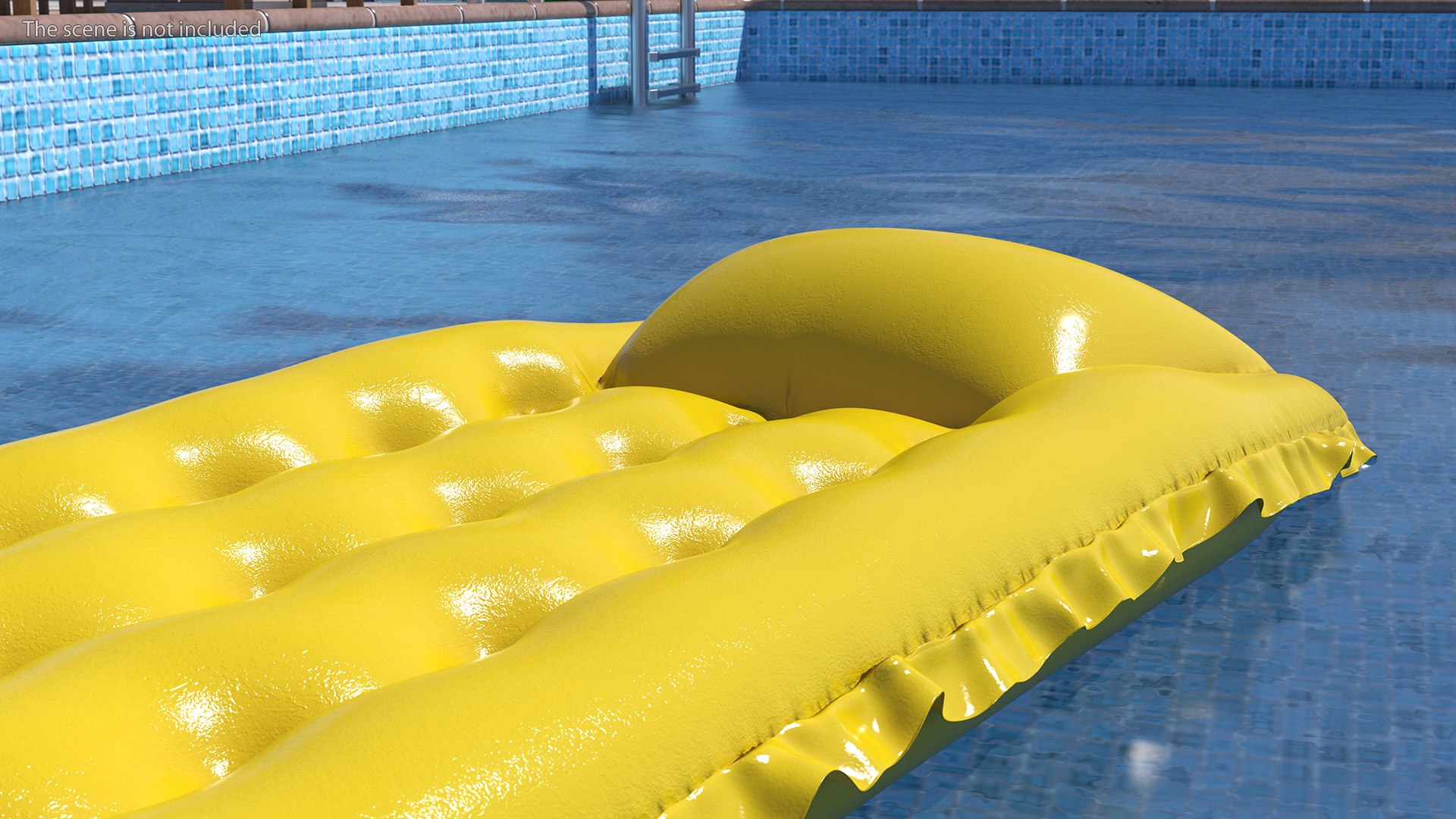 Inflatable Beach Air Mattress 3D - TurboSquid 2146551